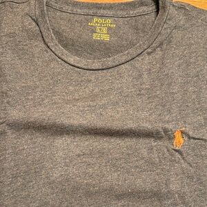 Polo by Ralph Lauren Army Green Tee with Gold Logo Men’s Large